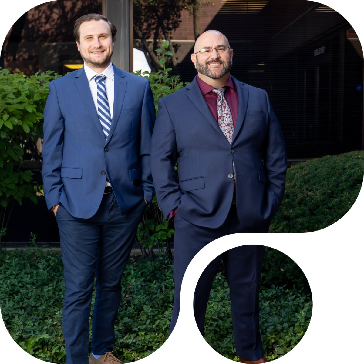 WEBIT leaders outside the Naperville headquarters